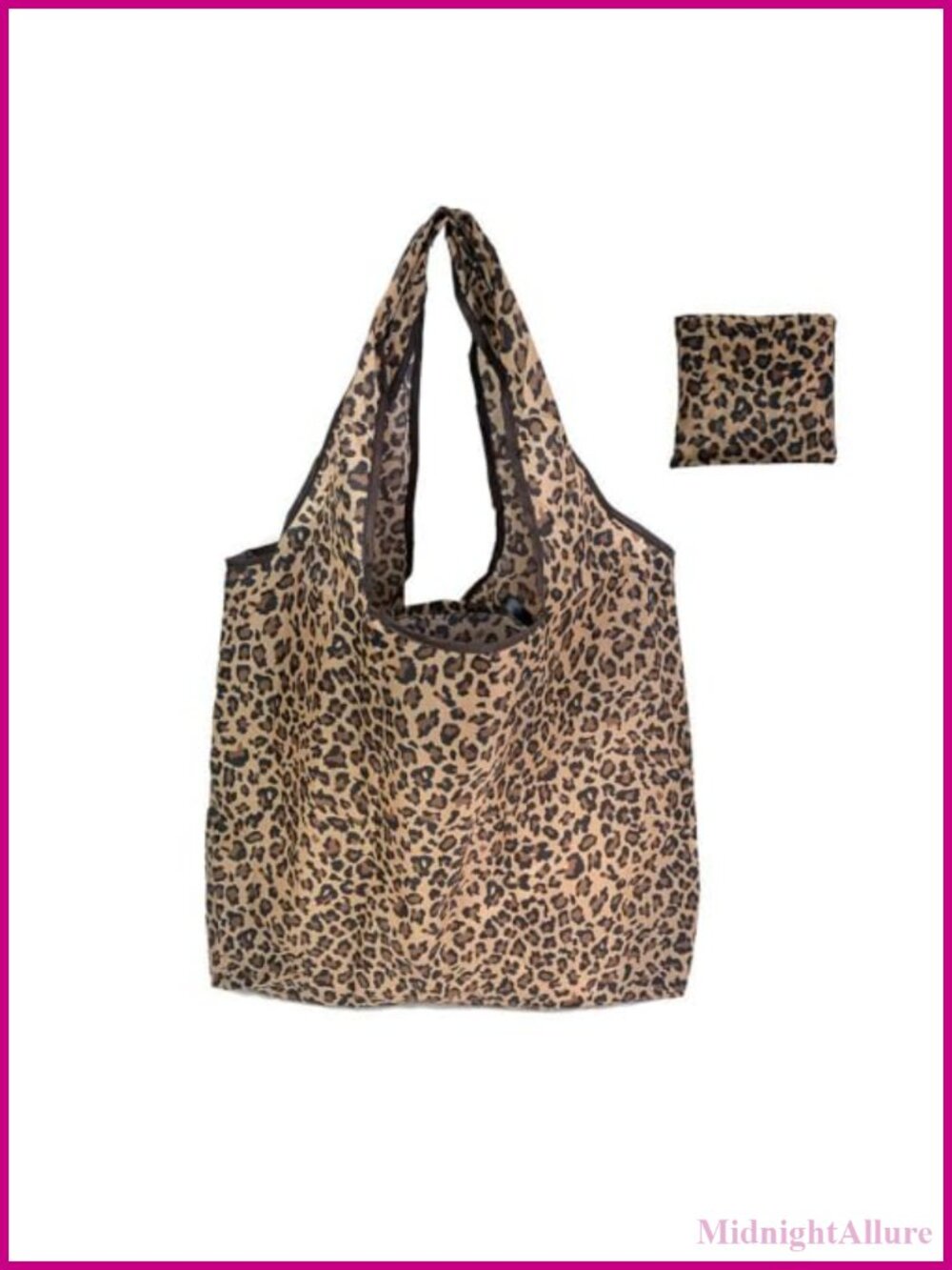 Foldable Tote Bag Reusable Single-Shoulder Shopping Bag